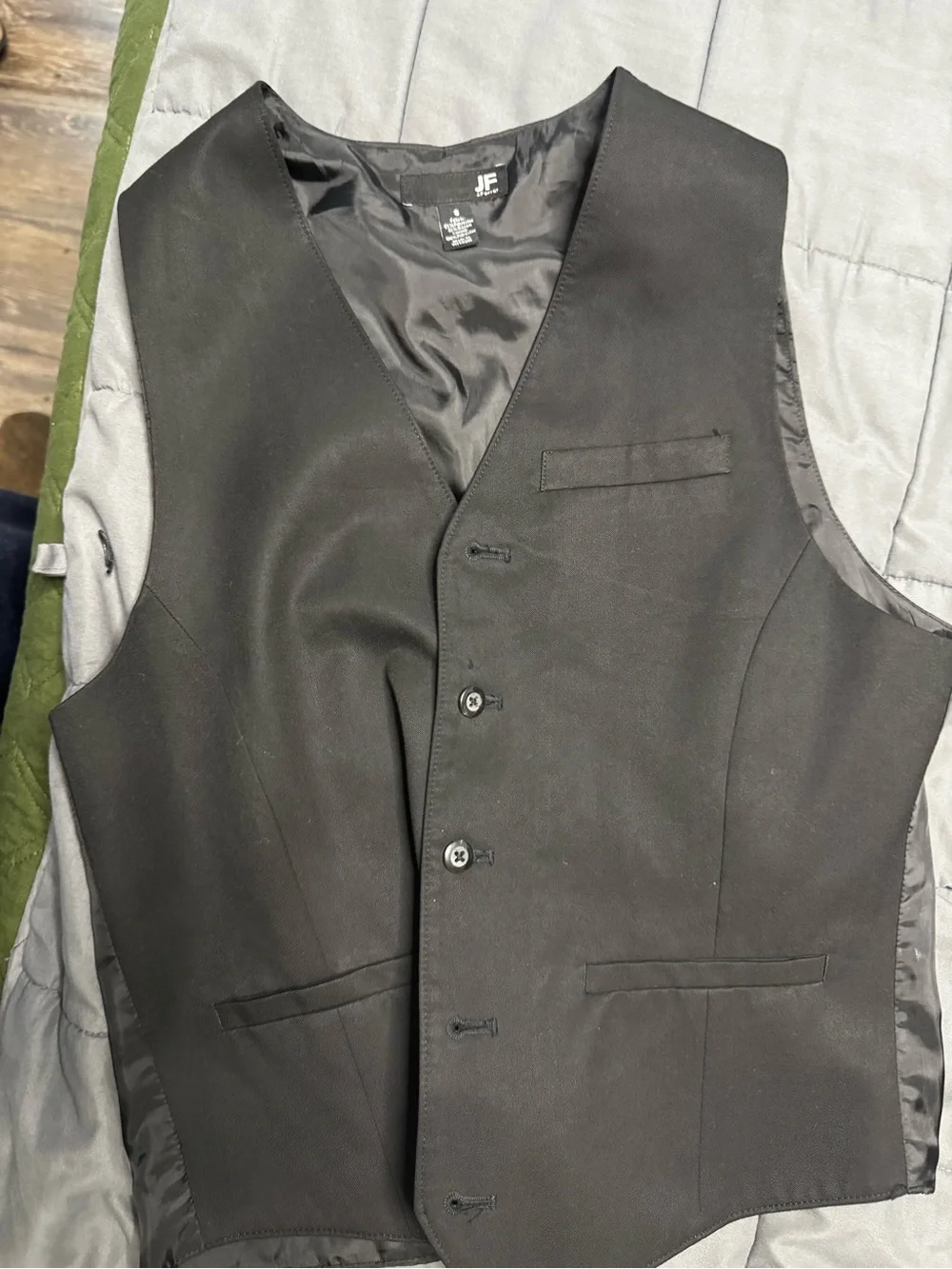 Men’s Black Dress Vest